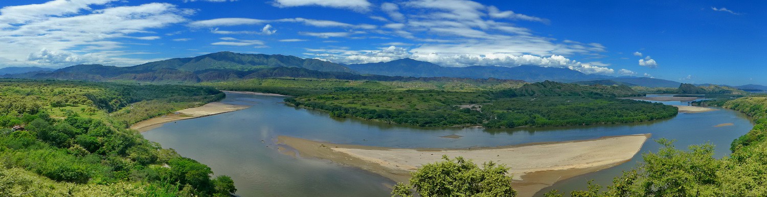 Rio Magdalena with Cordillera Central
